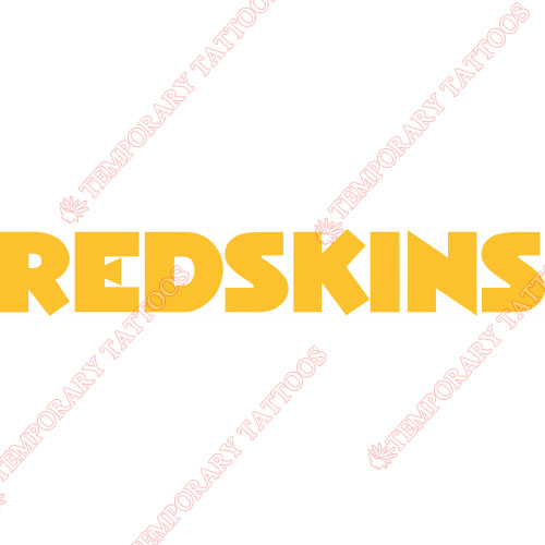 Washington Redskins Customize Temporary Tattoos Stickers NO.842
